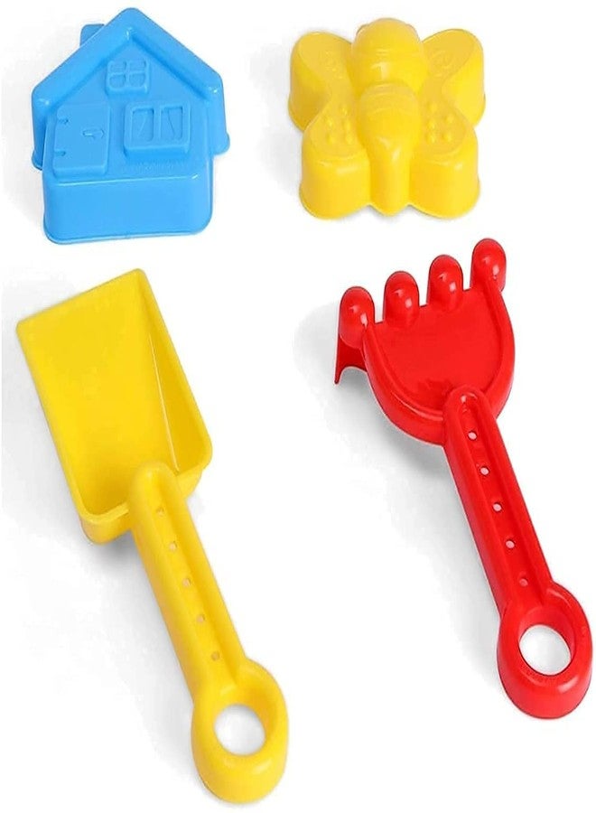 Fezeedi Kids 6 Pcs Beach Set Toys Plastic Kids Play Set Sand Play Set Beach Toys with Bucket Multiple Game Set of Toys for Kids (Multi Color)(6 pcs Set) - Image 4